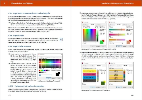 Buchcover und Innenansicht für das Buch: AutoCAD und AutoCAD LT - Einstieg und Praxis in die Welt von CAD