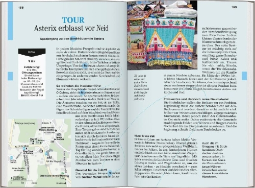 Buchcover und Innenansicht für das Buch: DUMONT Reise-Taschenbuch Reiseführer Madeira