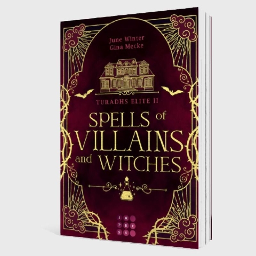 Buchcover und Innenansicht für das Buch: Spells of Villains and Witches  (Turadhs Elite 2)