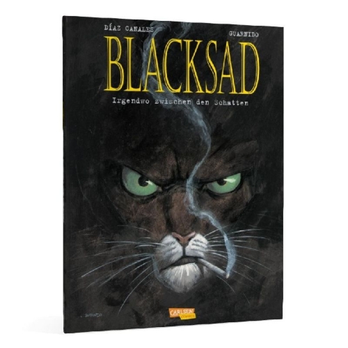 Buchcover und Innenansicht für das Buch: Blacksad 01. Irgendwo zwischen den Schatten