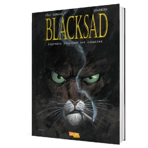 Buchcover und Innenansicht für das Buch: Blacksad 01. Irgendwo zwischen den Schatten