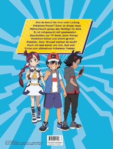Buchcover und Innenansicht für das Buch: Pokemon Annual 2023