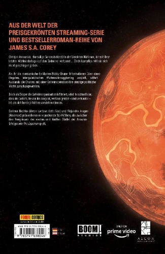 Buchcover und Innenansicht für das Buch: The Expanse