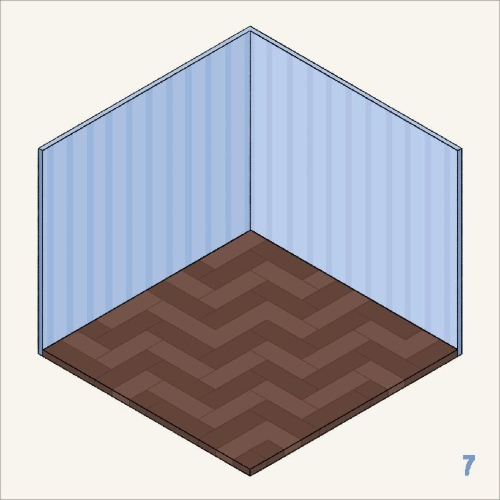 Buchcover und Innenansicht für das Buch: Mein 3D-Stickerhaus - Cozy Zuhause
