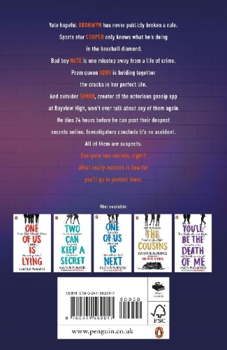 Buchcover und Innenansicht für das Buch: One Of Us Is Lying (Film Tie-In)