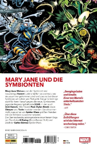 Buchcover und Innenansicht für das Buch: All-New Venom (2025) #6-#10