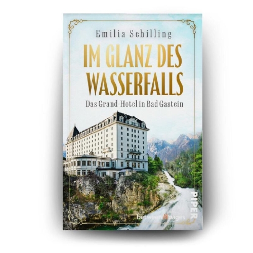 Buchcover und Innenansicht für das Buch: Im Glanz des Wasserfalls