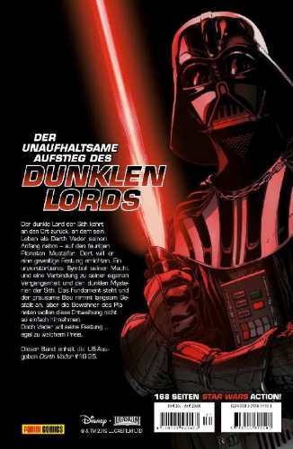 Buchcover und Innenansicht für das Buch: US-Star Wars: Darth Vader