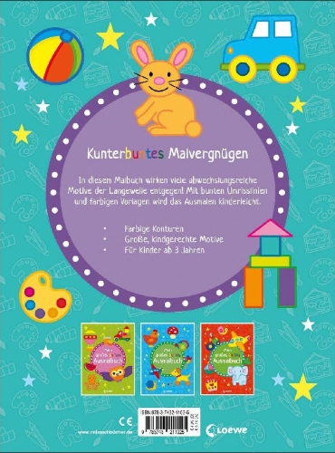 Buchcover und Innenansicht für das Buch: Super color - Supercolor Rabbit