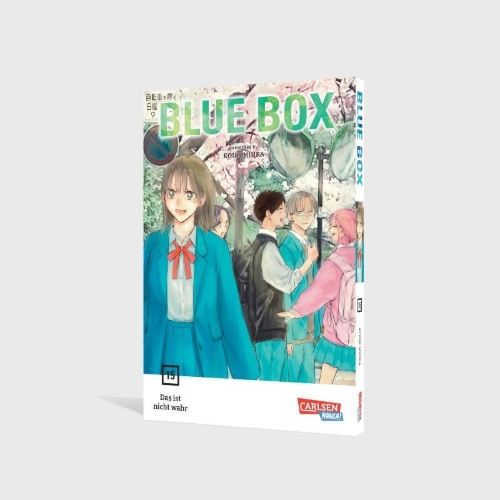 Buchcover und Innenansicht für das Buch: Ao no Hako