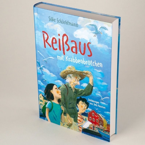 Buchcover und Innenansicht für das Buch: Reißaus mit Krabbenbrötchen