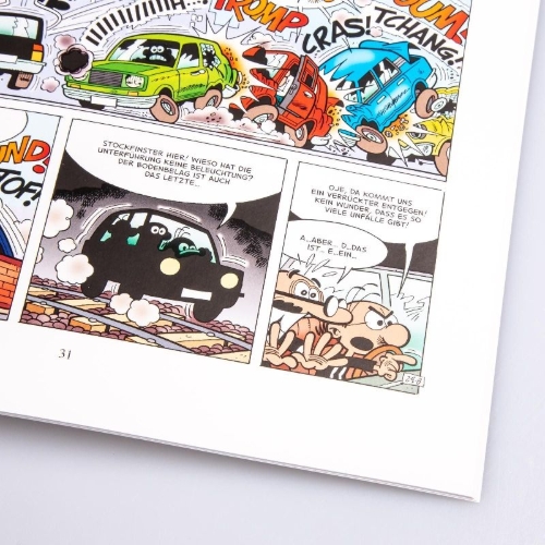 Buchcover und Innenansicht für das Buch: Mortadelo y Filemon: Rapto tremendo