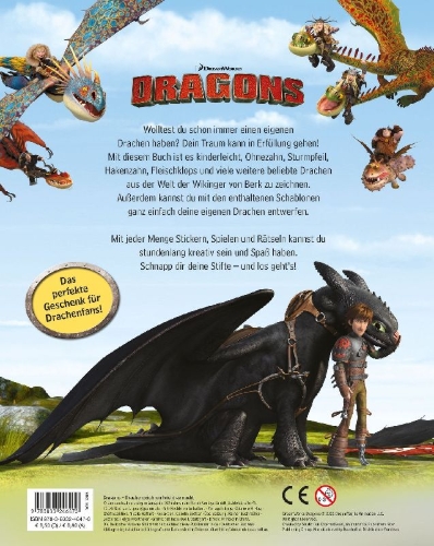 Buchcover und Innenansicht für das Buch: Dragons: Drachenzeichnen leicht gemacht