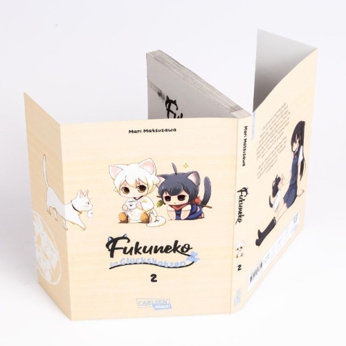 Buchcover und Innenansicht für das Buch: Fukuneko