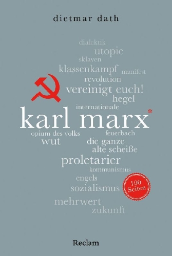 Buchcover und Innenansicht für das Buch: Karl Marx. 100 Seiten