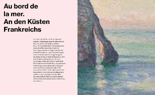 Buchcover und Innenansicht für das Buch: Wo Monet und Renoir malten