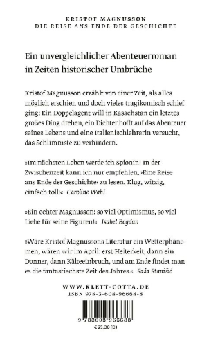 Buchcover und Innenansicht für das Buch: Die Reise ans Ende der Geschichte