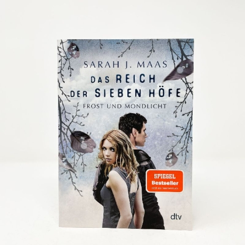 Buchcover und Innenansicht für das Buch: A Court of Frost and Starlight