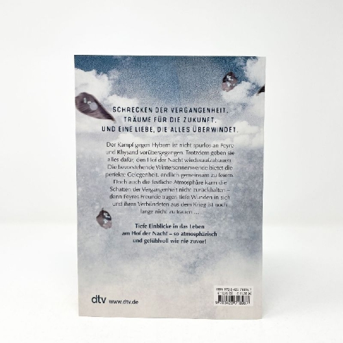 Buchcover und Innenansicht für das Buch: A Court of Frost and Starlight