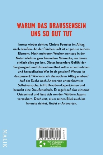 Buchcover und Innenansicht für das Buch: Am besten draußen