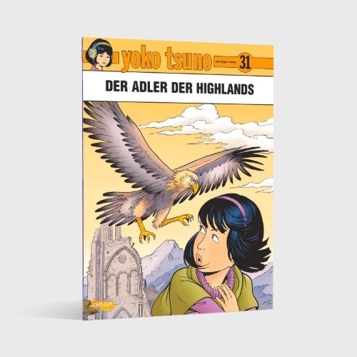 Buchcover und Innenansicht für das Buch: Yoko Tsuno Tome 31 - L'aigle des Highlands