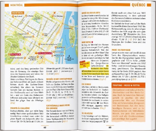 Buchcover und Innenansicht für das Buch: MARCO POLO Reiseführer Kanada