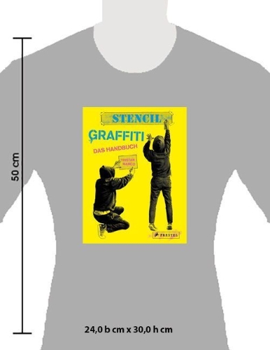Buchcover und Innenansicht für das Buch: Stencil Graffiti. Das Handbuch