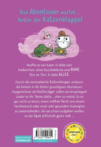 Buchcover und Innenansicht für das Buch: Murray and Bun 4 - Murray the Ghosthunter
