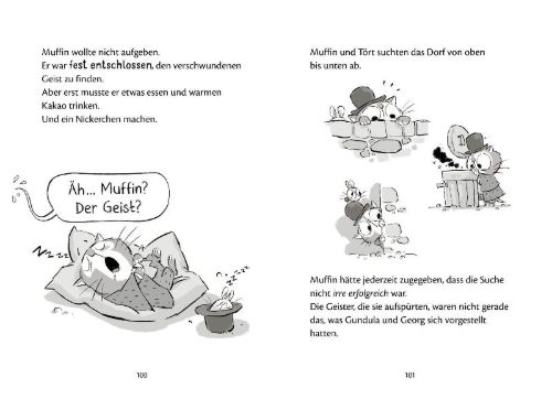 Buchcover und Innenansicht für das Buch: Murray and Bun 4 - Murray the Ghosthunter