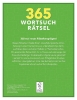 Buchcover und Innenansicht für das Buch: 365 Wortsuchrätsel