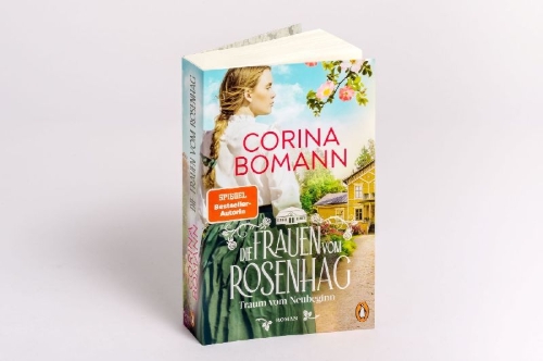 Buchcover und Innenansicht für das Buch: Die Frauen vom Rosenhag. Traum vom Neubeginn