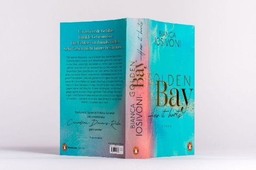 Buchcover und Innenansicht für das Buch: Golden Bay - How it hurts
