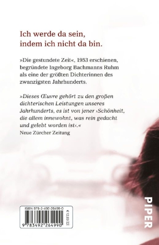 Buchcover und Innenansicht für das Buch: Die gestundete Zeit