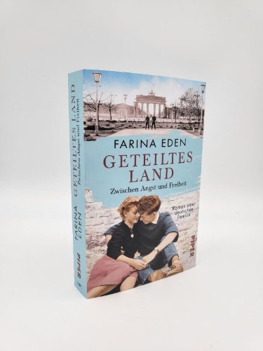 Buchcover und Innenansicht für das Buch: Geteiltes Land - Zwischen Angst und Freiheit