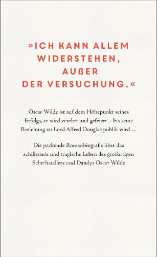 Buchcover und Innenansicht für das Buch: Das Bildnis des Oscar Wilde