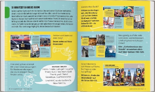 Buchcover und Innenansicht für das Buch: LONELY PLANET Kinderreiseführer Der Cityguide für Kids New York