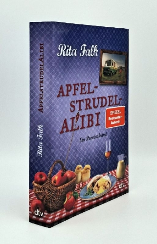 Buchcover und Innenansicht für das Buch: Apfelstrudel-Alibi