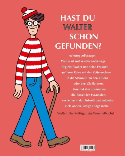 Buchcover und Innenansicht für das Buch: Wo ist Walter jetzt?
