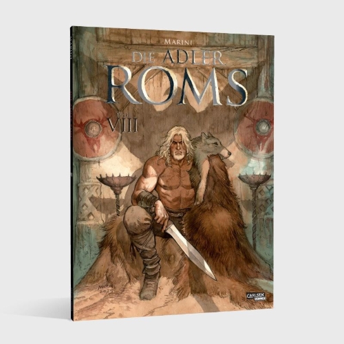 Buchcover und Innenansicht für das Buch: Les Aigles de Rome 8