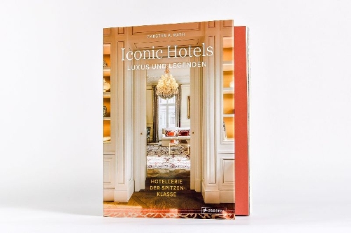 Buchcover und Innenansicht für das Buch: Iconic Hotels