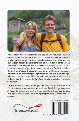 Buchcover und Innenansicht für das Buch: Doldenblütler von Pastinakengemüse bis Schierlingsbecher