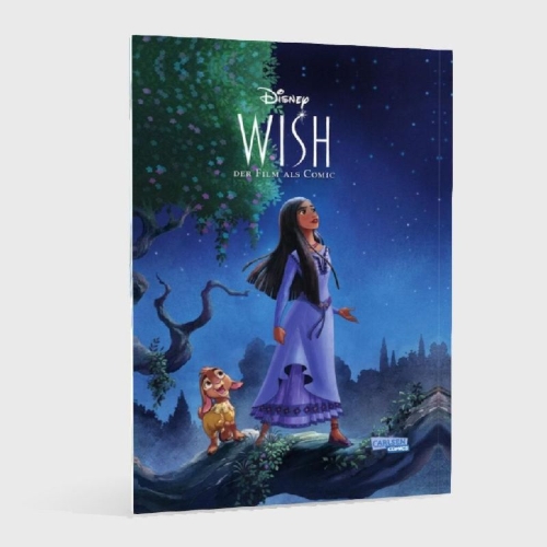 Buchcover und Innenansicht für das Buch: The Story of the Movie in Comics. Wish