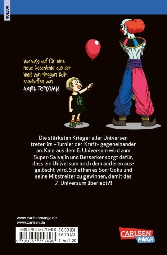 Buchcover und Innenansicht für das Buch: Dragon Ball Super