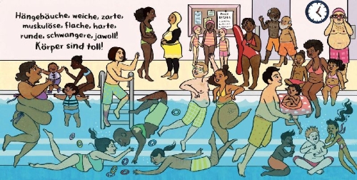 Buchcover und Innenansicht für das Buch: Bodies are cool