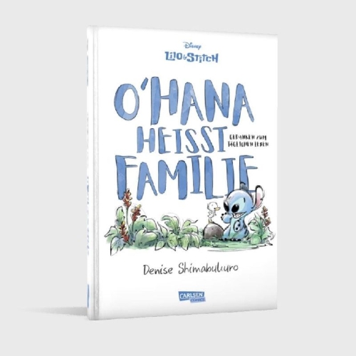 Buchcover und Innenansicht für das Buch: 'Ohana Means Family. Musings on Everyday Life