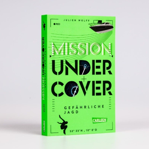 Buchcover und Innenansicht für das Buch: Mission Undercover 2: Gefährliche Jagd