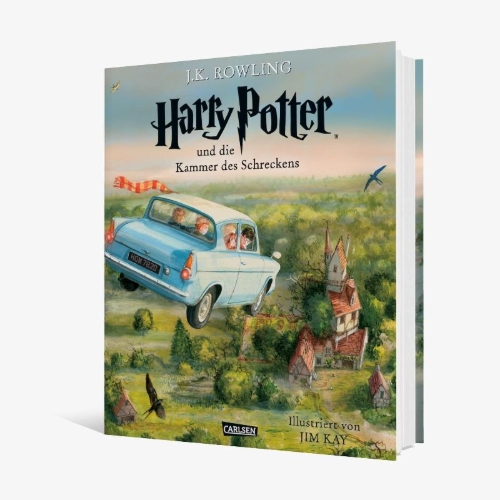 Buchcover und Innenansicht für das Buch: Harry Potter and the Chamber of Secrets