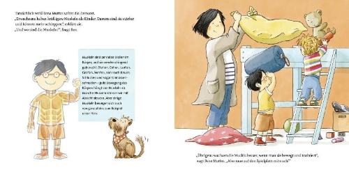 Buchcover und Innenansicht für das Buch: LESEMAUS 167: Unsere Körper - Von Kopf bis Fuß