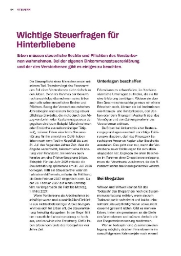 Buchcover und Innenansicht für das Buch: Schnelle Hilfe im Trauerfall