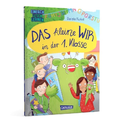 Buchcover und Innenansicht für das Buch: Das kleine WIR in der 1. Klasse